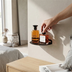 SECTOR Halvmånehylde - HEMI Small 200mm - Sort